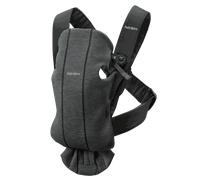 Mochila Porta Bebé Mini - Gris carbón / Jersey 3D