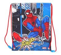Mochila porta merienda para niños y niñas - bolsa de cuerdas para merienda infantil - bolsa saco para el almuerzo de Spider-man