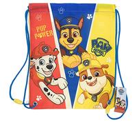 Mochila porta merienda para niños y niñas - bolsa de cuerdas para merienda infantil - bolsa saco para el almuerzo de La Patrulla Canina
