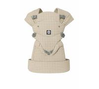 Mochila portabebés Dooky Carrier Cosy Comfort para 0-3 años hasta 15 kg (ergonómica, con soporte lumbar, hombreras anchas y sistema de correas cruzadas), beige/blanco
