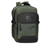 Mochila portaordenador 15,6" Pepe Jeans Bromley adaptable verde