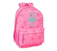 Mochila Portaordenador BENETTON Heart, 46 cm. 15,6