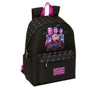Mochila Portaordenador K-POP DEMON HUNTERS Negro, 43 cm. 14,1 Pulgadas