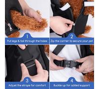 Mochila porteadora para Mascotas, Ligera y ergonómica, con Compartimentos múltiples; Ideal para Paseos y Viajes con tu Mascota.