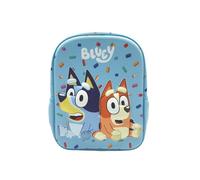 Mochila Preescolar BLUEY con personaje en relieve 3D- Ideal para Niños de Diferentes Edades - 32 X 26 X 10 CM