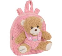 Mochila preescolar con osito Safta Verde