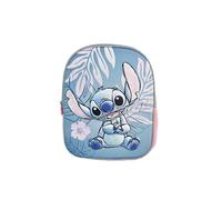 Mochila Preescolar Stitch Pink 3D - Correas ajustables para comodidad durante todo el día - Interior totalmente forrado y personalizado - Espaldera acolchada - 30 X 24 X 8 CM