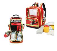 Mochila profesional de primeros auxilios para traumatismos EMT, organizador de suministros médicos de emergencia para paramédicos, ideal para coche, hogar, camping y senderismo