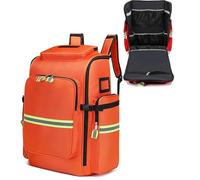 Mochila Profesional De Primeros Auxilios Vacía, Mochila De Emergencia, Bolsa Médica Táctica con Reflectante, Gran Capacidad para Senderismo Viajes Excursiones B,L
