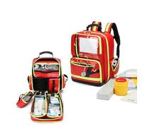 Mochila profesional de primeros auxilios vacía, Mochila de Primeros Auxilios EMT para Paramédicos y Suministros de Emergencia, Ideal para Coche, Casa, Camping y Senderismo(62 * 42 * 25cm)