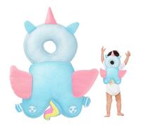 Mochila protectora para la cabeza del bebé Linda mochila protectora para la cabeza rellena y transpirable con correa para el pecho Protector ajustable de absorción de impactos para caminar del be.