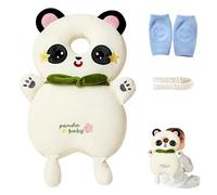 Mochila protectora para la cabeza del bebé para bebé, mochila protectora para la cabeza del bebé (Panda)