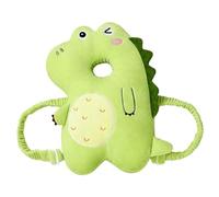 Mochila protectora para la cabeza para bebé almohada protectora para la cabeza lindo protector de de dinosaurio para que el bebé camine transpirable y ajustable para niños y niñas.