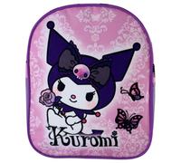 Mochila purple kuromi hello kitty 26cm