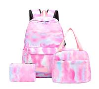 Mochila Rainbow - Conjuntos De Mochilas Escolares Para Niñas | Conjuntos De Mochilas Escolares Impermeables De 3 Piezas, Mochilas 3 En 1 Para Niños, Mochila Ligera Y Colorida, Mochila Escolar Con Bols