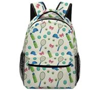 Mochila Raquetas De Tenis, Pelotas Y Gorras Mochila Escolar Unisexdaypack Campamento Mochilas Escolares para Escolar Travel Aire Libre