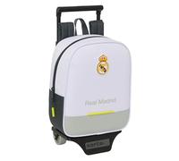 Mochila Real Madrid Gran Capacidad y Respaldo Acolchado Licencia Oficial Resistente Niños, Jóvenes y Adultos