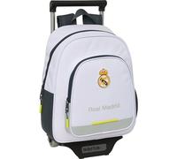 Mochila Real Madrid Gran Capacidad y Respaldo Acolchado Licencia Oficial Resistente Niños, Jóvenes y Adultos