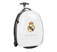 Mochila Real Madrid Viaje Gran Capacidad y Respaldo Acolchado Licencia Oficial Resistente Niños, Jóvenes y Adultos