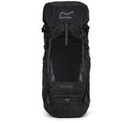 Regatta Blackfell - Mochila reflectante con soporte de marco de metal, perfecta para caminar, senderismo, camping y senderismo, Black, L, Casual