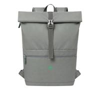Mochila Rivacase Gremio 15,6" Gris Impermeable Poliéster rPET