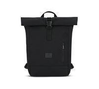 Johnny Urban Mochila Mujeres y Hombres Negro - Robin Small - Enrollable y Espacio para Portátil de 12" - Trabajo, Oficina o Universidad - Repelente al Agua