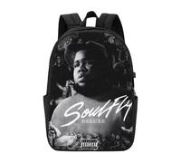 Mochila Rod Wave para hombre, mujer y adolescente, resistente al agua, informal, para el día a día -