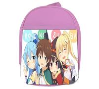 MOCHILA ROSA Kono Subarashii Sekai ni Shukufuku wo! 3 colegio picnic excursión deporte niños
