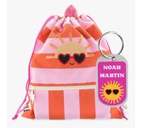 Mochila saco infantil Cotton Club Soleil personalizable