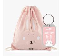 Mochila saco infantil Trixie Mrs. Rabbit