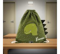 TRIXIE Mochila Sac de gym - MISTER DINO 2.5L in Verde única