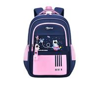 Mochila Saco Tela Infantil - Mochila Niña Primaria - Mochila Escolar Para Niños Ligera De Tela Impermeable Y Con Múltiples Compartimentos Con Un Bonito Diseño De Dibujos Animados Para Niños Y Niñas
