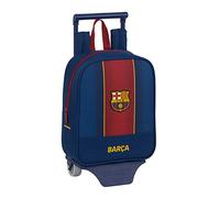 Mochila Safta Guardería con Carro Safta de F.C. Barcelona 1ª Equipación 20/21, 220x100x270mm, azul marino/granate