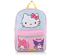 Mochila Sanrio Hello Kitty unisex para hombre y mujer | Bonita mochila grande de piel sint tica de Hello Kitty y sus amigos | Bolso de hombro y a