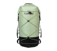 Mochila seca impermeable de 20 litros con separación húmeda y seca para kayak, barco, camping, senderismo, esnórquel, actividades al aire libre, color verde