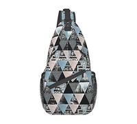 Mochila Sling Black Galaxy Sling Bag Crossbody para Hombres y Mujeres Small Packable Rope Chest Bag Daypack para Deportes de Ciclismo al Aire Libre