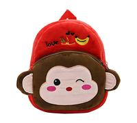 Mochila sopladora de hojas con diseño de dinosaurio, para bebés, niños, dibujos animados en 3D, animales del zoológico, de felpa, pequeña bolsa de hombro para preescolar, bolsa de viaje para