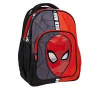 Mochila Spiderman 32x15x42 Bolsillos, Asas Ajustables y con Compartimentos - Mochila Spiderman Original Diseñado España