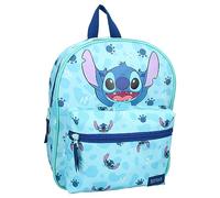 VadoBag Mochila STITCH All Good Huellas de Disney Lilo & Stitch para niños Azul claro 30x25x11 cm