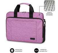 Mochila Subblim Air Padding Laptop Bag para Portátiles hasta 15.6'/ Rosa