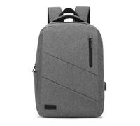 SUBBLIM - City Backpack Mochila para portátil 15.6", Poliéster Oxford, Gris