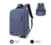 Subblim City Backpack Mochila Azul para Portátil hasta 15.6"