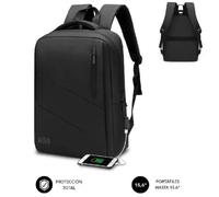 Mochila subblim city backpack para portátiles hasta 15.6'/ puerto usb