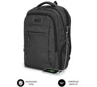 Mochila Subblim Professional Air Padding Backpack para Portátiles hasta 16'/ Puerto USB