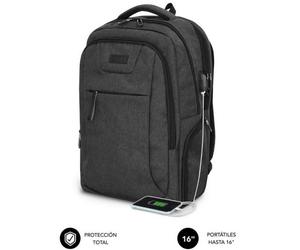 Mochila Subblim Professional Air Padding Backpack para Portátiles hasta 16'/ Puerto USB
