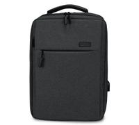 Mochila Subblim Traveller Airpadding Backpack para Portátiles hasta 15.6'/ Puerto USB/ Gris