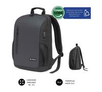 Mochila subblim xpand air padding backpack para portátiles hasta 15.6'/ puerto usb/ negro
