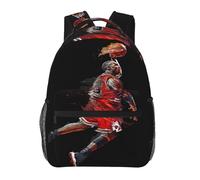 Mochila t28 Michael Jordan para estudiantes, ligera y elegante, bolso impermeable para libros con