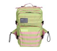 Mochila Táctica 25L Repelente al Agua - Oxford 1000D, Cabina Avión y Viaje, Gimnasio y CrossTraining, Compartimento Portátil 15” (Lime Passion) by ELITEX TRAINING
