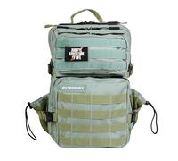 Mochila Táctica 25L Repelente al Agua - Oxford 1000D, Cabina Avión y Viaje, Gimnasio y CrossTraining, Compartimento Portátil 15” (Kiwi) by ELITEX TRAINING